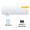 Chauffe eau électrique THERMOR Blindés Horizontal raccordement côté 150L