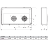 Climatisation murale sans unité extérieure Tempero 2.35 kW Axelair