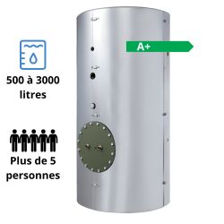 Chauffe eau électrique CHAROT +ECO Steatite Acier Thermo-Laqué
