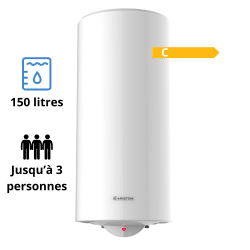 Chauffe-eau électrique Ariston Initio à résistance blindée vertical mural 150 L