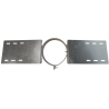 Support au toit conduit double paroi isolé Edilinox - Diamètre 150 mm
