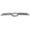 Support au toit conduit double paroi isolé Edilinox - Diamètre 150 mm