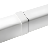 Couvre joint pour climatisation 60x80 mm Blanc Pur