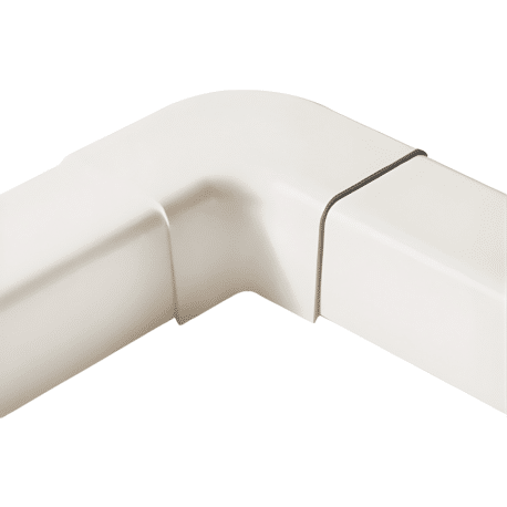 Courbe plane 60x80 mm Blanc Pur
