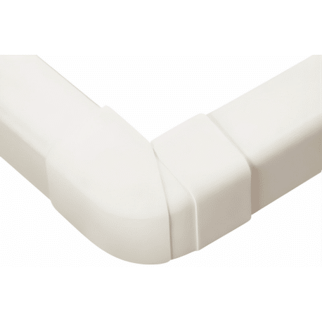 Couvre-joint angle extérieur réglable 70° à 120° 60x80mm Blanc Pur