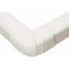 Couvre-joint angle extérieur réglable 70° à 120° 60x80mm Blanc Pur