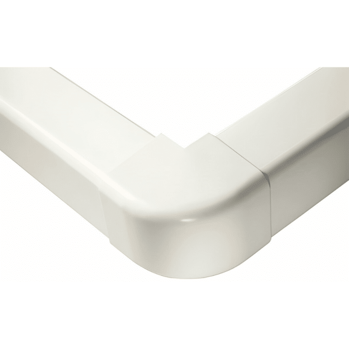 Angle externe 60 x 80 mm Blanc pur