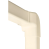 Angle vertical droit 60 x 80 mm Blanc crème