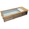 Piscine bois urbaine 6 x 2.5 m avec couverture électrique | BWT