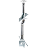 Kit conduit double paroi isolé avec dévoiement sortie toiture Ediliso25 Edilinox