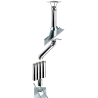 Kit conduit double paroi isolé avec dévoiement sortie toiture Ediliso25 Edilinox