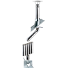 Kit conduit double paroi isolé avec dévoiement sortie toiture Ediliso25 Edilinox