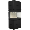 Poêle à bois Scandinavian 65 BH A.Caminetti - Coloris Noir