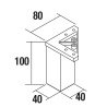 Meuble sous vasque + simple vasque Spirit Salgar