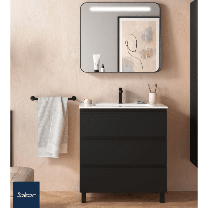 Meuble sous vasque + simple vasque Spirit Salgar