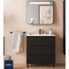 Meuble sous vasque + simple vasque Spirit Salgar