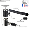 Kit conduit poêle à granulés concentrique vers conduit maçonné Poujoulat