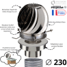 Extracteur fumées Aspirotor + adaptateur tubage Ø230 Poujoulat