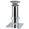 Kit sortie toit plat Therminox diamètre 150 Poujoulat - Finition inox brut