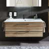 Meuble sous vasque + simple vasque Carat Ligne 212 Azurlign