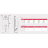 Chauffe-eau/bain gaz butane/propane Ondéa Hydrosmart Bas NOX LC17-4 HFP Elm Leblanc