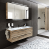 Meuble sous vasque + simple vasque Carat Ligne 212 Azurlign