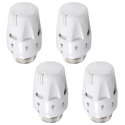 Lot de 4 Têtes thermostatique blanche TH1 M30 1.5 FluidHeat Lot de 4 Têtes thermostatique blanche TH1 M30 1.5 FluidHeat
