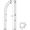 Douche solaire extérieur JOLLY 33 L Formidra