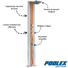 Douche solaire hybride DADA STRAIGHT 40 L Formidra