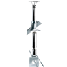 Kit conduit double paroi isolé sortie toiture Ediliso25 Edilinox