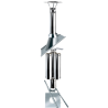 Kit conduit double paroi isolé sortie toiture Ediliso25 Edilinox