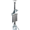 Kit conduit double paroi isolé sortie toiture Ediliso25 Edilinox