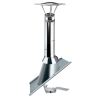 Kit sortie de toit inox isolé 30 à 45° Ediliso25 Edilinox