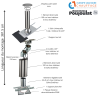 Kit conduit isolé sortie toiture Inox-Galva et Inox-Inox - Poujoulat