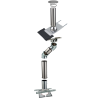 Kit conduit isolé sortie toiture Inox-Galva et Inox-Inox - Poujoulat