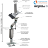 Kit conduit isolé sortie toiture Inox-Galva et Inox-Inox - Poujoulat