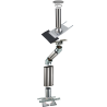 Kit conduit isolé sortie toiture Inox-Galva et Inox-Inox - Poujoulat