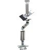 Kit conduit isolé sortie toiture Inox-Galva et Inox-Inox - Poujoulat