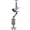 Kit conduit isolé sortie toiture Inox-Galva et Inox-Inox - Poujoulat