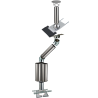 Kit conduit isolé sortie toiture Inox-Galva et Inox-Inox - Poujoulat