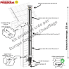 Kit conduit isolé vertical extérieur Therminox - Poujoulat