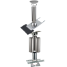 Kit conduit isolé sortie toiture Inox-Galva et Inox-Inox - Poujoulat
