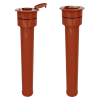 Kit sortie de toit tuile concentrique PGI pente 15 à 30 ° Poujoulat