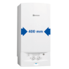 Chaudière Elm Leblanc Acléis 24 Kw NGLM 24-5H Cheminée