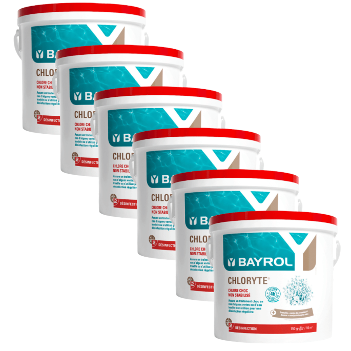 Pack Chloryte - Chlore non stabilisé 5 kg Bayrol