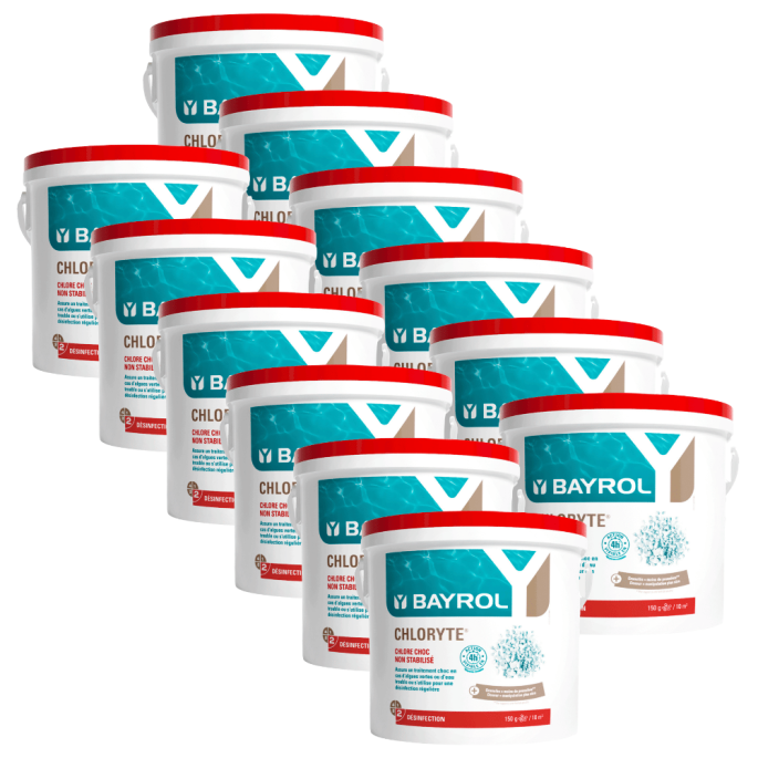 Pack Chloryte - Chlore non stabilisé 5 kg Bayrol