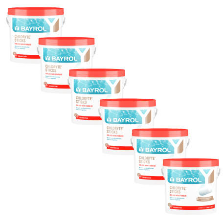 Pack Chloryte Sticks Chlore non stabilisé 4,5 kg Bayrol