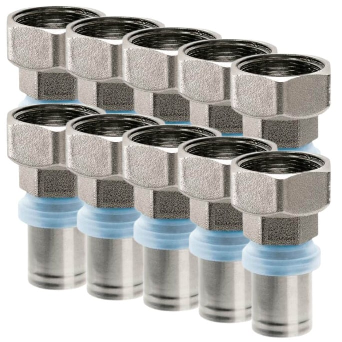 Lot de 10 Raccords Multicouche a sertir RBM profil TH-H-U-B-F