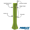 Douche solaire 23 L HAPPY GO avec douchette Formidra