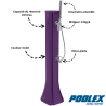 Douche solaire 23 L HAPPY GO avec douchette Formidra
